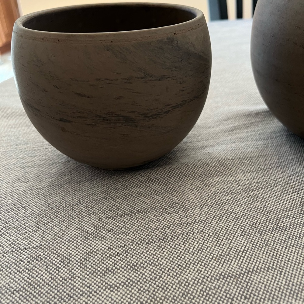 Spang Pottery Luna Sphere Ceramic Planter Set made in Germany - Picture 7 of 9
